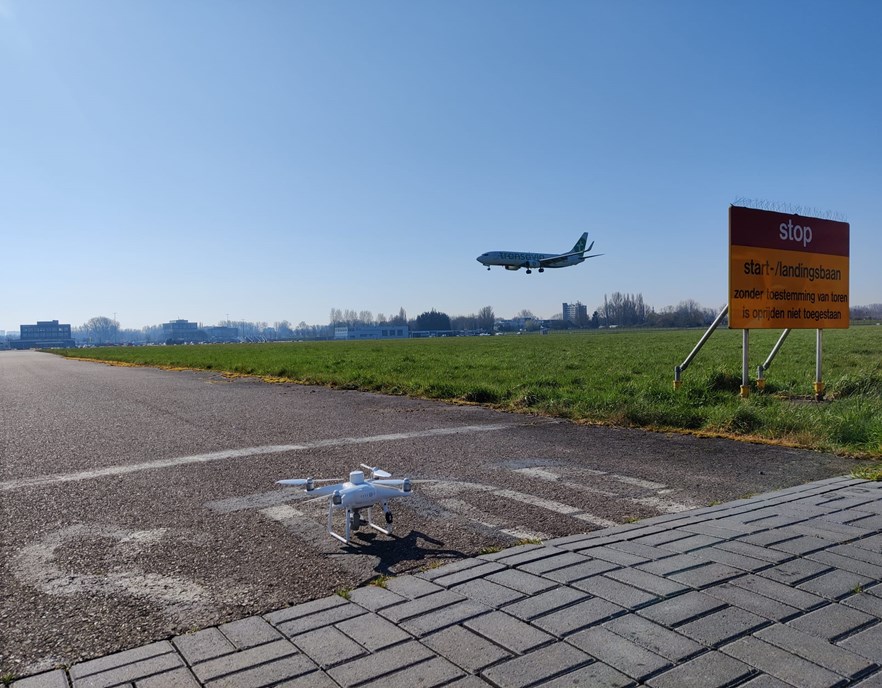 Drone-inspectie Rotterdam The Hague Airport