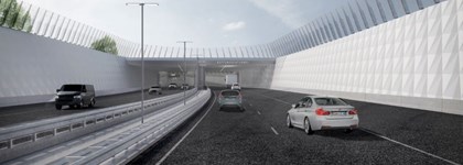 Tunnelontwerp a16 Rotterdam
